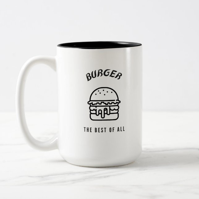 Bränn det bästa av allt Två-Tonad mugg (Vänster)