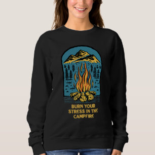 Bränn din Stressa i Camping Camper H T Shirt