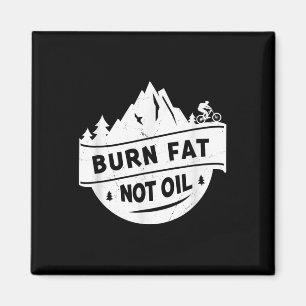 Bränn Fett Inte Olja Mountainbike Mtb Miljö P Magnet
