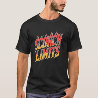Bränn Gräns Motiverande Flammor Brandman Räddare T Shirt