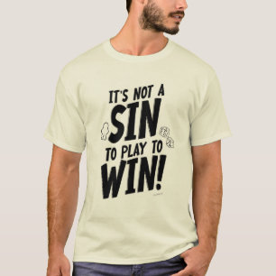 Bränn ingen säck till Win Boardgamer Meeple Slogan T Shirt