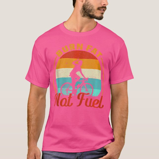 Bränn inte Tjock BMX Tävling T Shirt (Framsida)