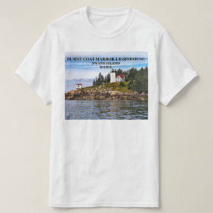 Bränn Jacka Harbour Lighthouse, Maine T-Shirt