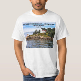 Bränn Jacka Harbour Lighthouse, Maine T-Shirt