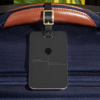 Bränn mer än din tröst Zont Bagagebricka