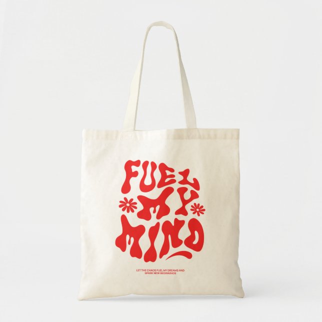Bränn min mind Tote Bag Tygkasse (Framsidan)