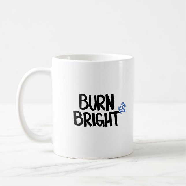 Bränn Stark BL-mugg Kaffemugg (Vänster)
