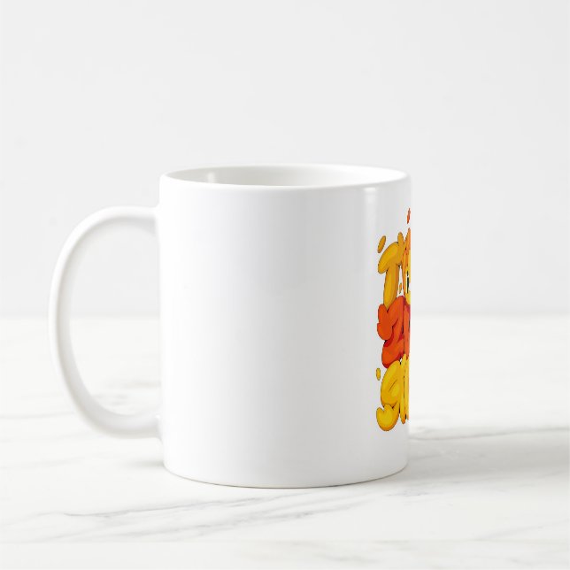Bränn starkt, bränn klart kaffemugg (Vänster)