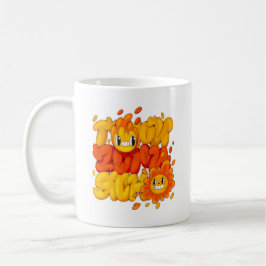 Bränn starkt, bränn klart kaffemugg