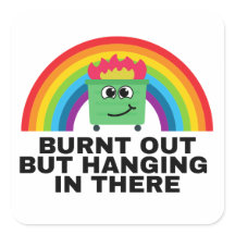 Bränn ut, men hängande i det där fyrkantsfästet Sh