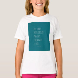 Bränna dem med en konst t-shirt