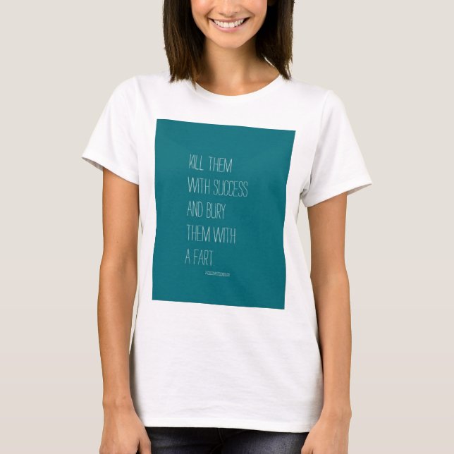 Bränna dem med en konst tee shirt (Framsida)