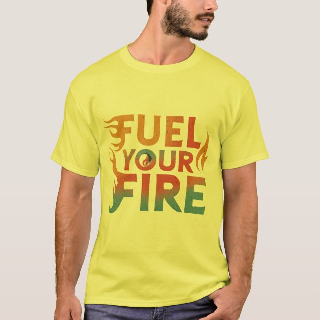 Bränna elden t shirt (Framsida)