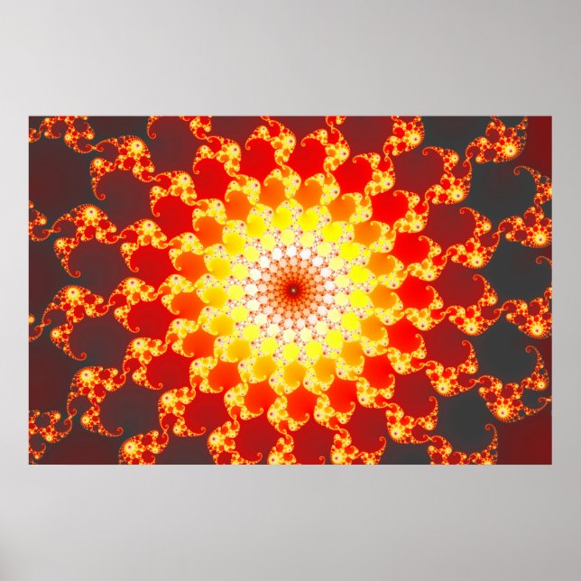 Brännande ambition - Fractal Poster (Framsidan)