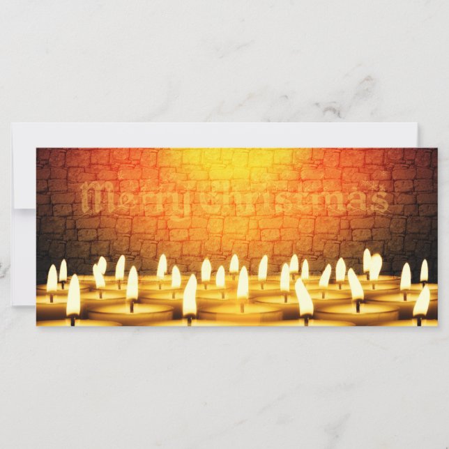 Brännande ljus - God jul (Framsida)