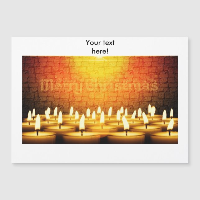 Brännande ljus - God jul (Framsida)