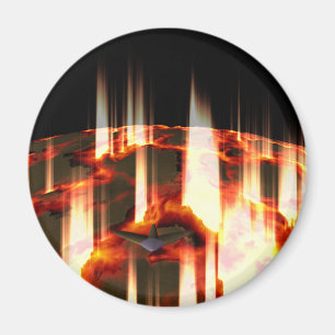 brännande magnet