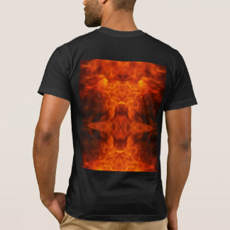 Brännande skalle t shirt