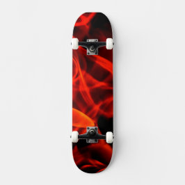 Brännande skateboard