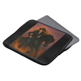 Brännande Snabbt Tunntävlingsteam! Laptop Fodral