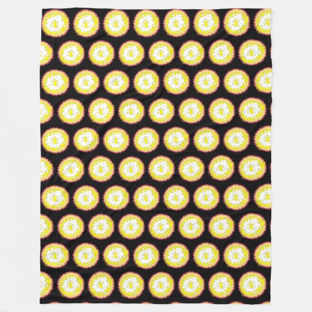 Brännande stjärna fleecefilt (Framsidan)