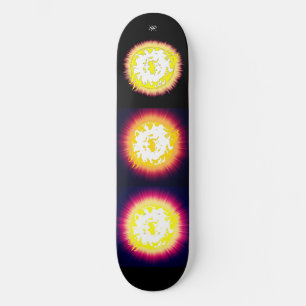 Brännande stjärna mini skateboard bräda 18,5 cm
