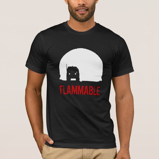 BRÄNNBAR duelllastbilt-skjorta - Customisable T-shirt (Framsida)
