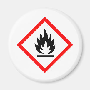 [Brännbar] Pictogram, Magnet