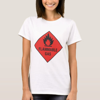 Brännbart gasa - handtaget med omsorg t-shirt