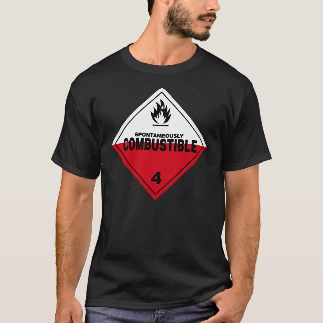 Brännbart T-shirt (Framsida)