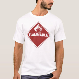 brännbart tee shirt