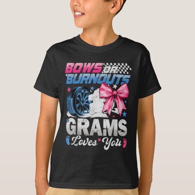 Bränner eller ger dig Kärlek som du Gender visa T Shirt (Framsida)