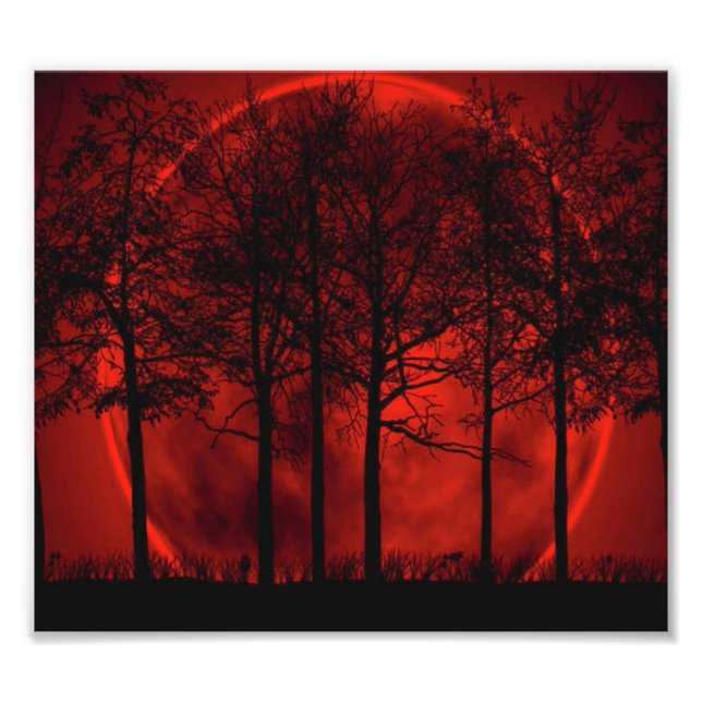 Bränner rött.. fototryck (Framsidan)