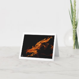 Brännhet drake kort