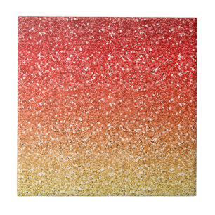 Brännheta Ombre med glitter verkställer Kakelplatta
