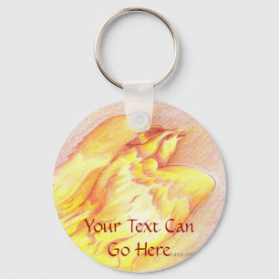 Brännheta Phoenix Keychain Nyckelring