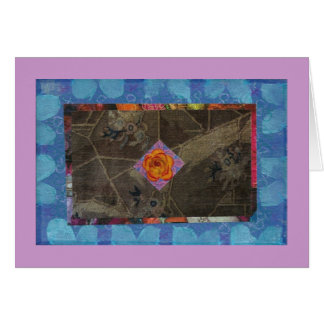 Brännhett steg hälsningskort