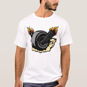 Bränning 00297 rullar t shirt