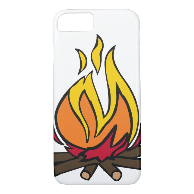 Bränning av Campfire Case-Mate iPhone Skal (Baksida)