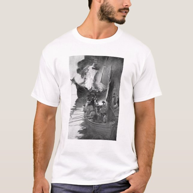 Bränning av Gaspeen Tee Shirt (Framsida)