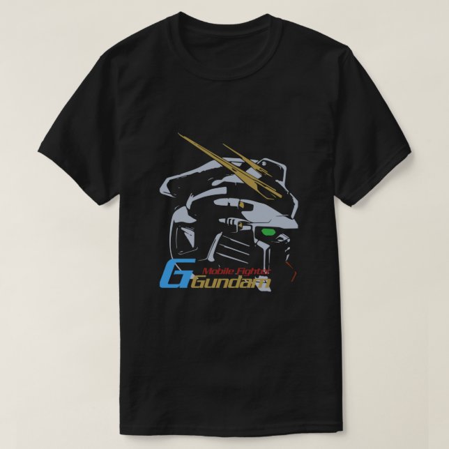 Bränning av Gundam Mobile Fighter G Gundam Classic T Shirt (Design framsida)