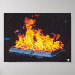 Bränning av kummel poster