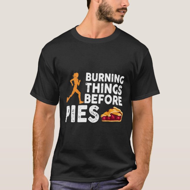 Bränning av lår före Paj Funny Springer C T Shirt (Framsida)