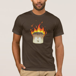 Bränning av marmallow Pixel Art T-shirt