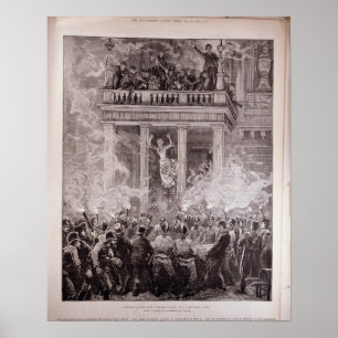Bränning av ringtheatren, Wien Poster