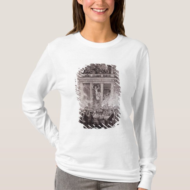 Bränning av ringtheatren, Wien T Shirt (Framsida)