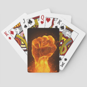 Bränning - framsida casinokort