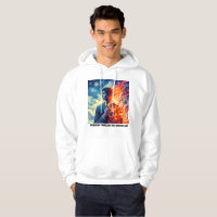 BRÄNNING GENOM VINTER HOODIE