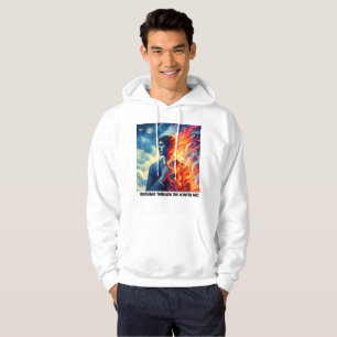 BRÄNNING GENOM VINTER HOODIE