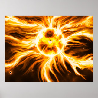 Bränning inifrån poster